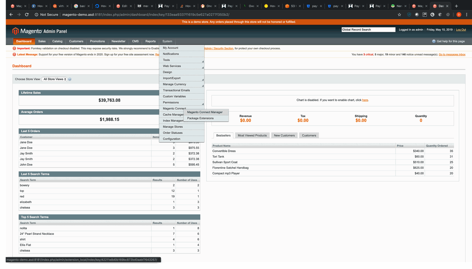 Magento Connect Manager