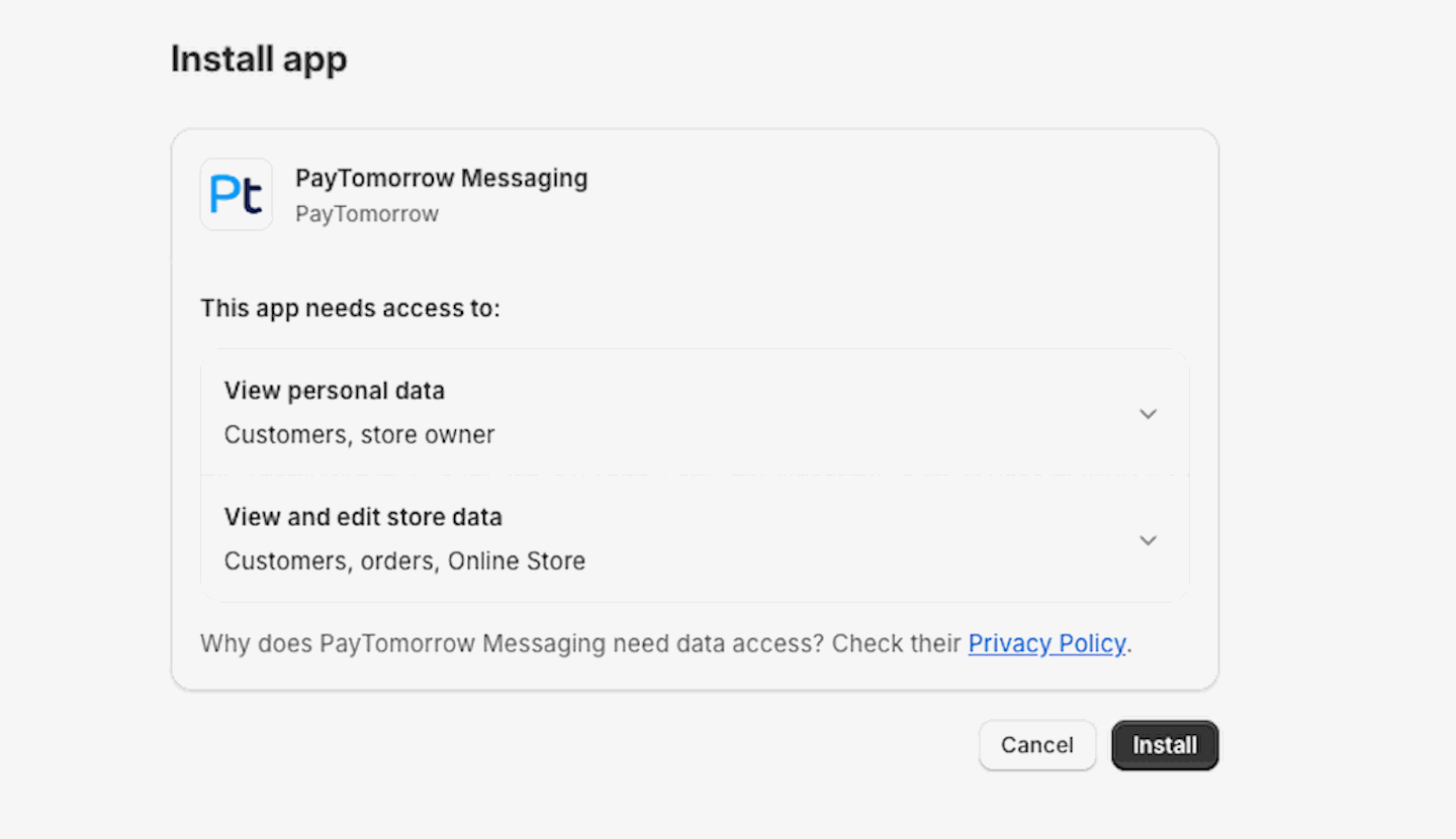 App access approval